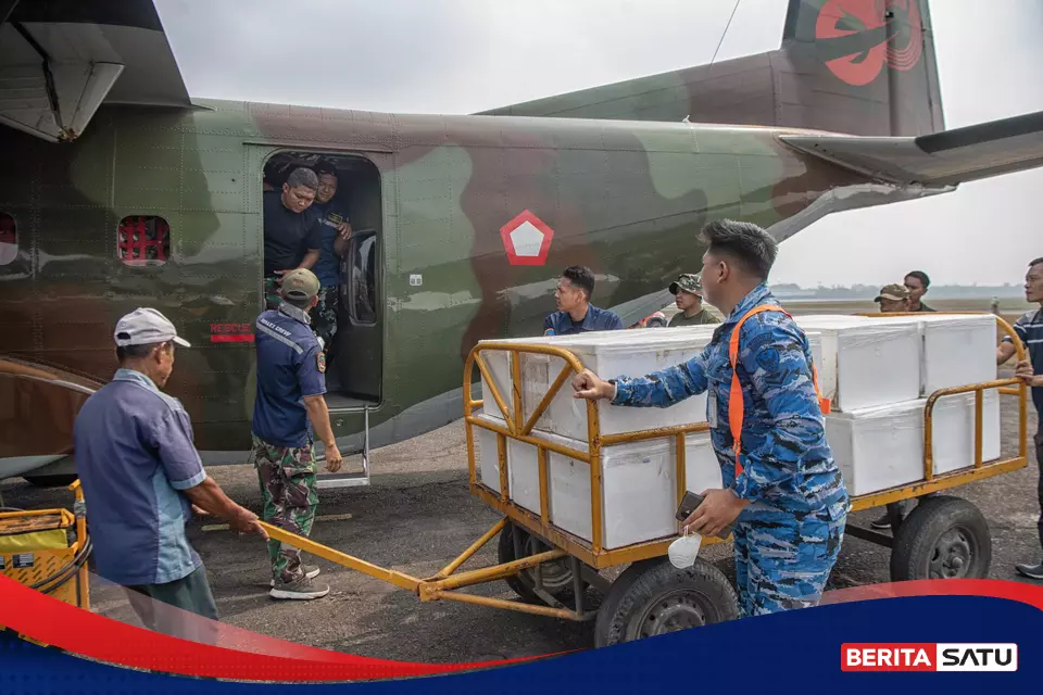 TNI AU Guyur Hujan Buatan ke 7 Kabupaten-Kota Sumsel, Karhutla di Lahan Gambut Mulai Terkendali