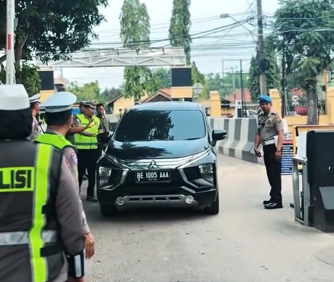 Polres Lampung Tengah Periksa Kelengkapan Kendaraan Personel Jelang Operasi Patuh Krakatau 2026