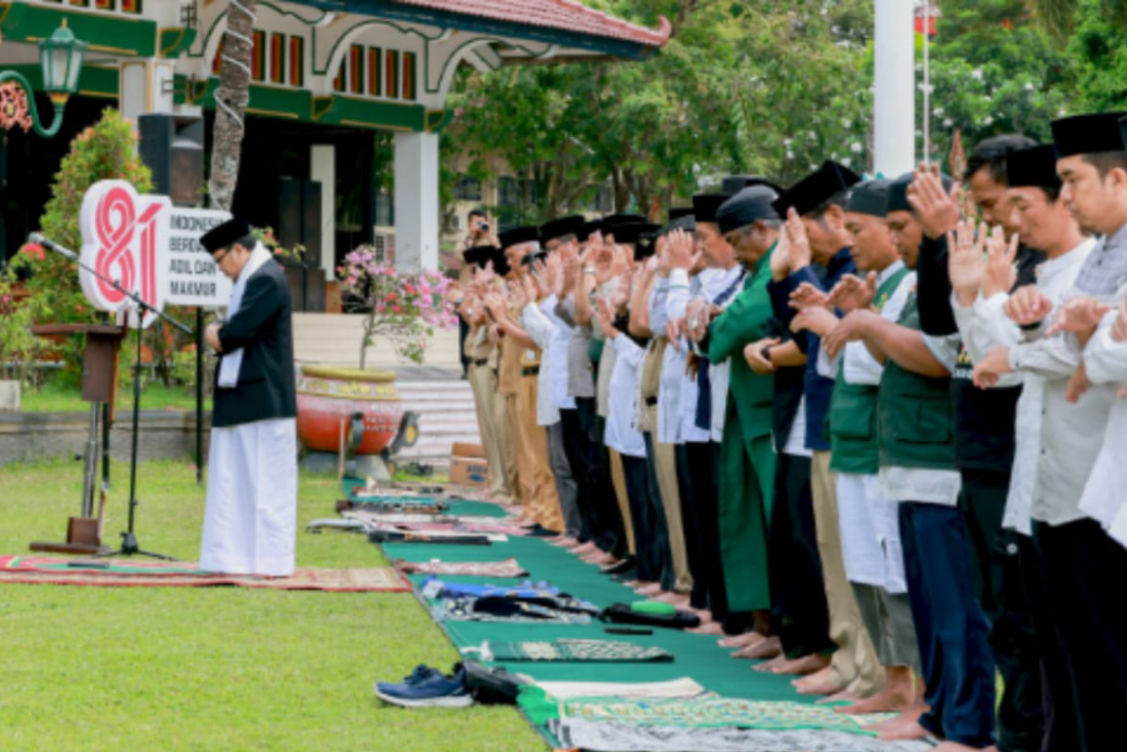 Pemkab Klaten Gelar Salat Istisqa Serentak, Plt Bupati Linda Ajak Warga Bertobat dan Berdoa agar Hujan Turun