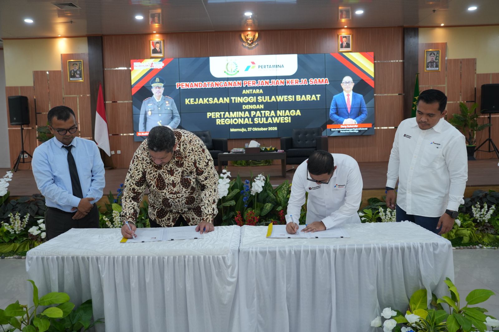 Pertamina Patra Niaga Regional Sulawesi dan Kejati Sulbar Teken PKS Perkuat Tata Kelola Penyaluran BBM dan LPG
