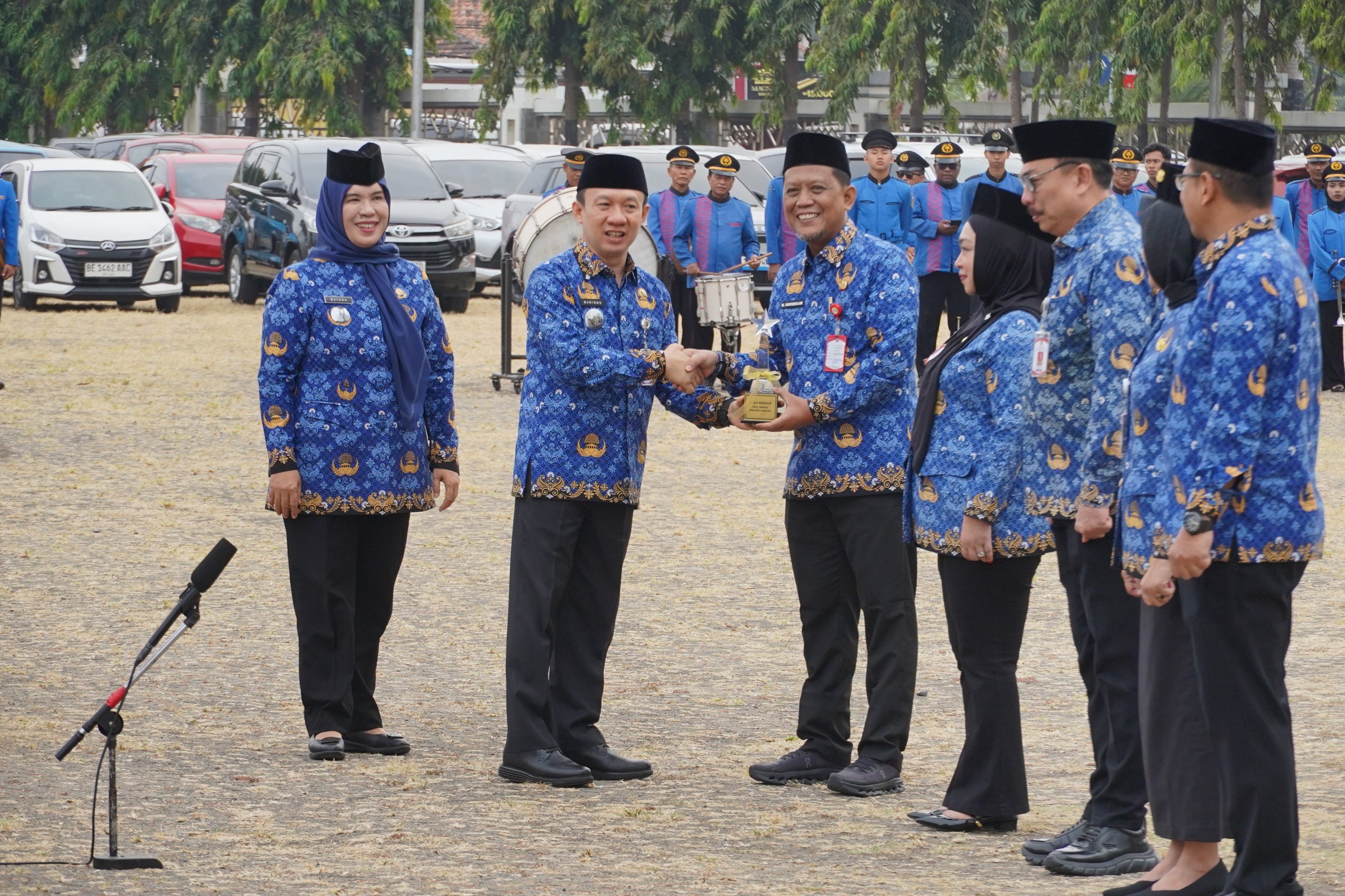 Pemprov Lampung Gelar Upacara Sumpah Pemuda ke-98 di Lapangan Korpri, 5 Perangkat Daerah Raih SAKIP Award 2026