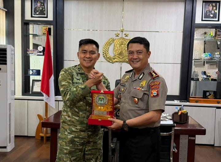 Dandim 1403 Palopo Sambangi Markas Polres, Sinergi TNI-Polri Perkuat Keamanan Kota
