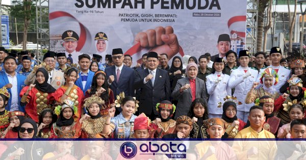 Pemkot Makassar Peringati Sumpah Pemuda ke-98, Munafri-Aliyah Ajak Anak Muda Berkarya dan Berkontribusi