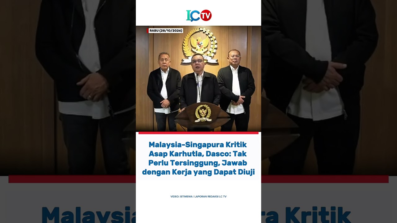 Dasco Minta Kritik Malaysia-Singapura Soal Asap Karhutla Dijawab dengan Kerja Nyata, Bukan Ketersinggungan