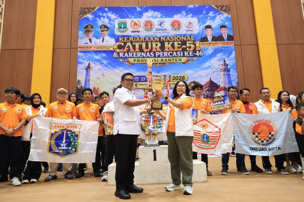 Banten Tutup Kejurnas Catur ke-51 dengan Posisi Runner-up, 967 Pecatur dari 34 Provinsi Berlaga