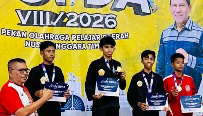 Perisai Diri Sikka Raih Juara 2 Umum Popda NTT 2026, 16 Atlet Bawa Pulang 11 Medali