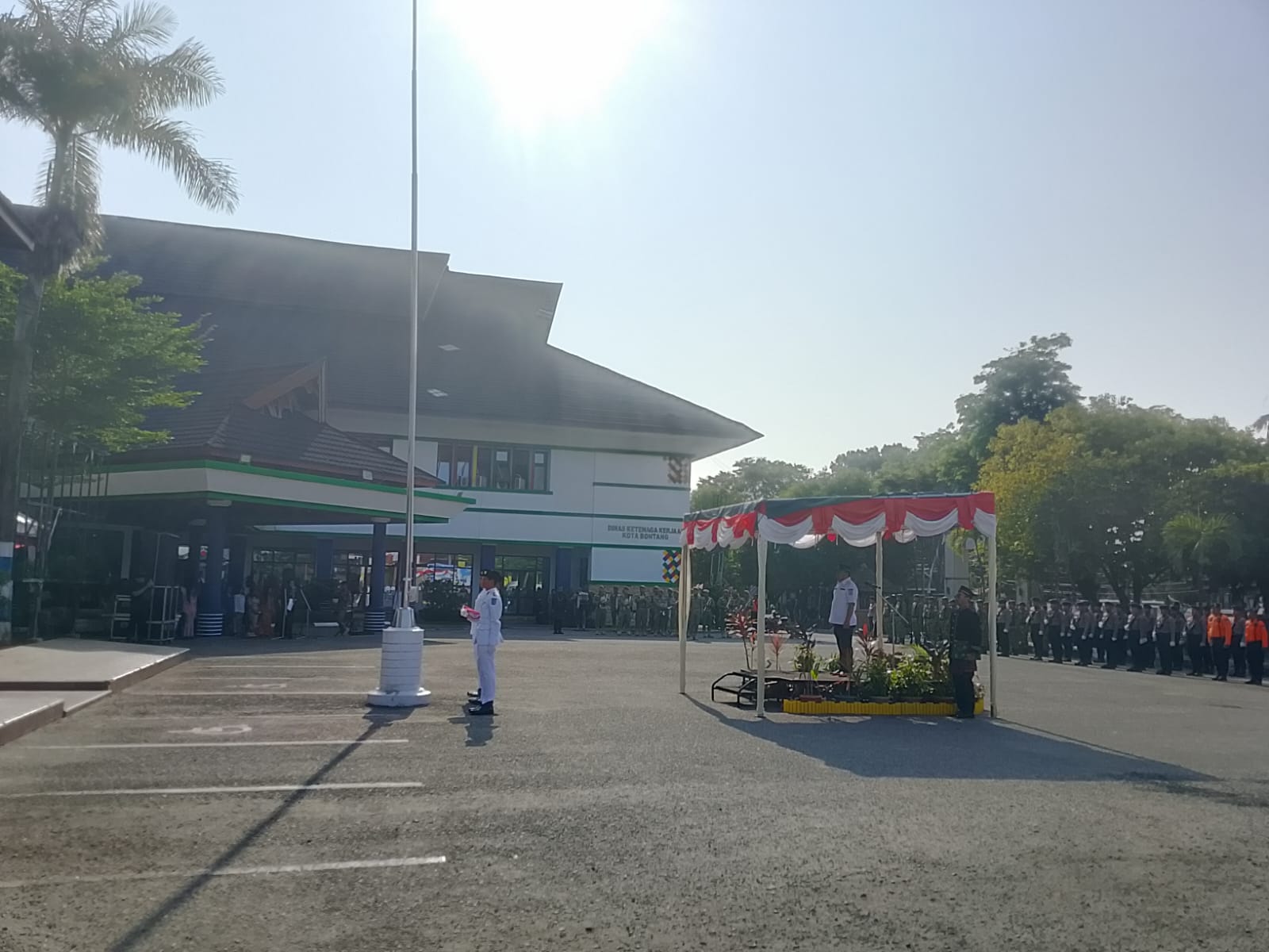 Wawali Bontang Agus Haris Pimpin Upacara Sumpah Pemuda ke-98, Minta Generasi Muda Gigih dan Berempati