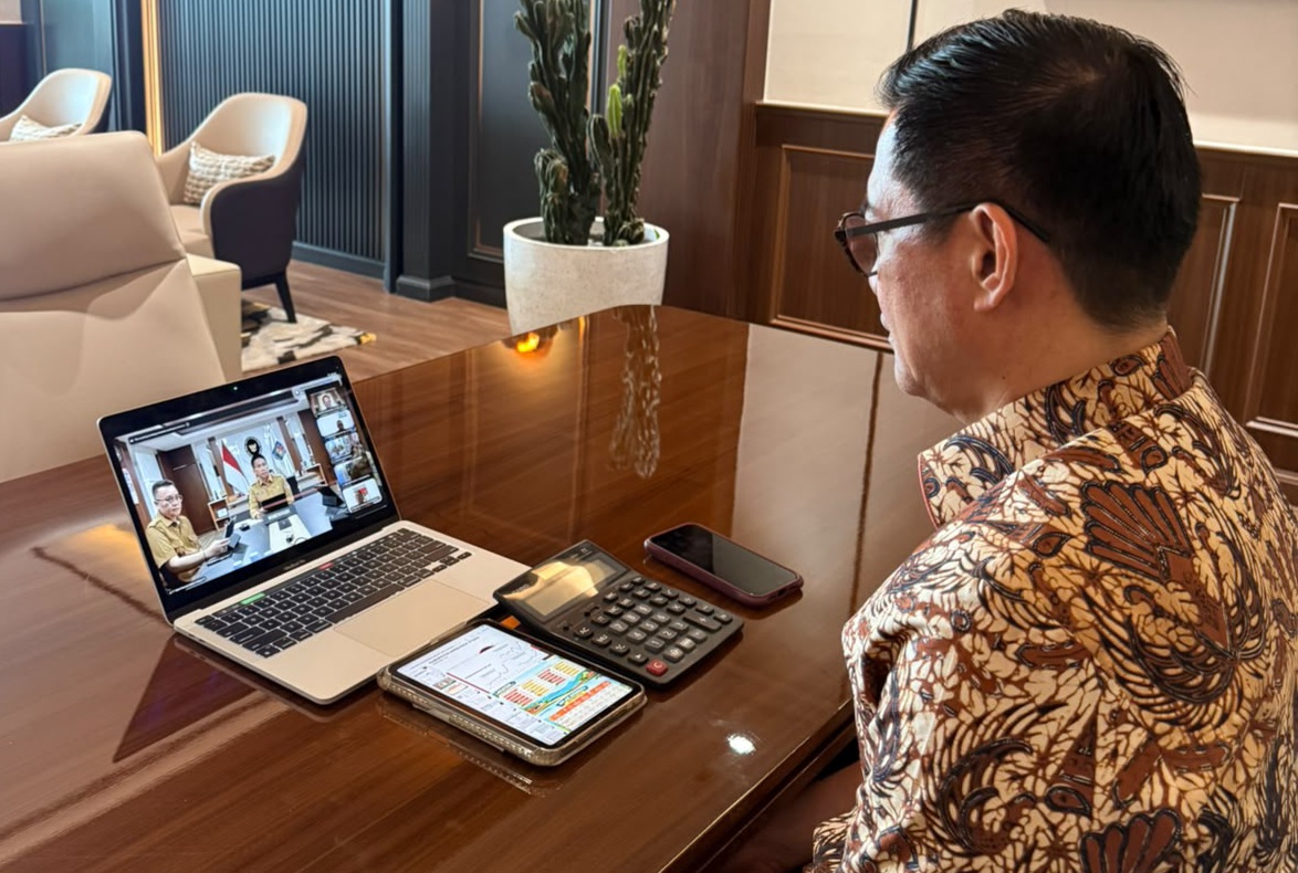 Bupati Joune Ganda Ikuti Monev Inflasi Kemendagri, Cabai Rawit Jadi Pemicu Utama di Minahasa Utara