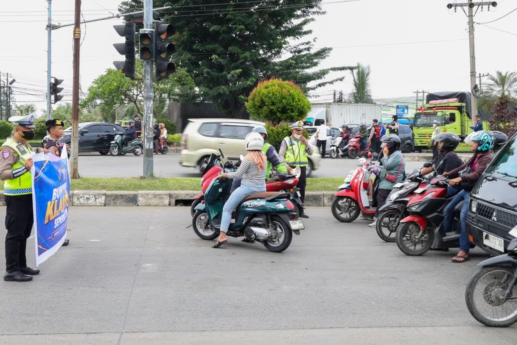 Operasi Patuh Toba 2026 di Medan, Polda Sumut Tilang Pengendara Lawan Arus hingga ODOL