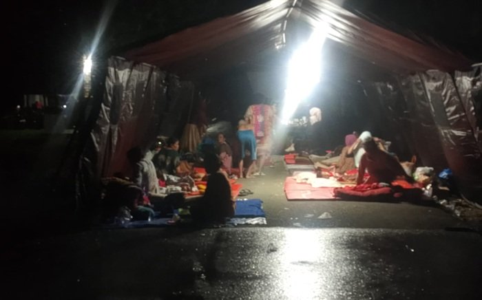 Banjir di Trumon Tengah Aceh Selatan, 46 Jiwa Mengungsi ke Kompi Brimob Lhok Raya