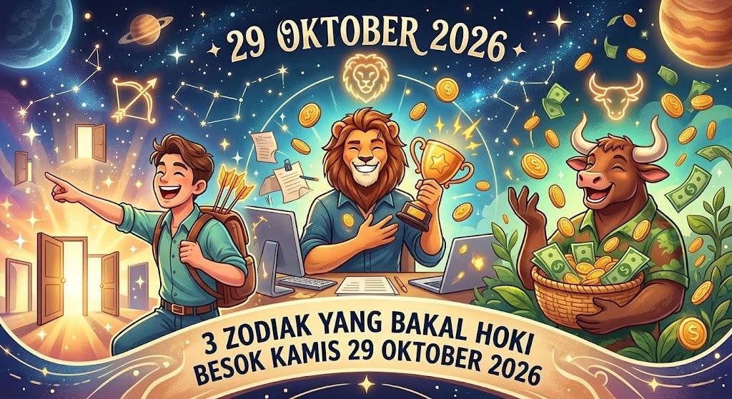 Ramalan Zodiak Kamis 29 Oktober 2026: Taurus, Leo, Sagitarius Banjir Cuan