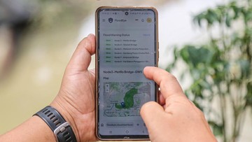Teknologi AI Flood Eye Pantau Debit Air dan Peringatan Dini Banjir di Semarang