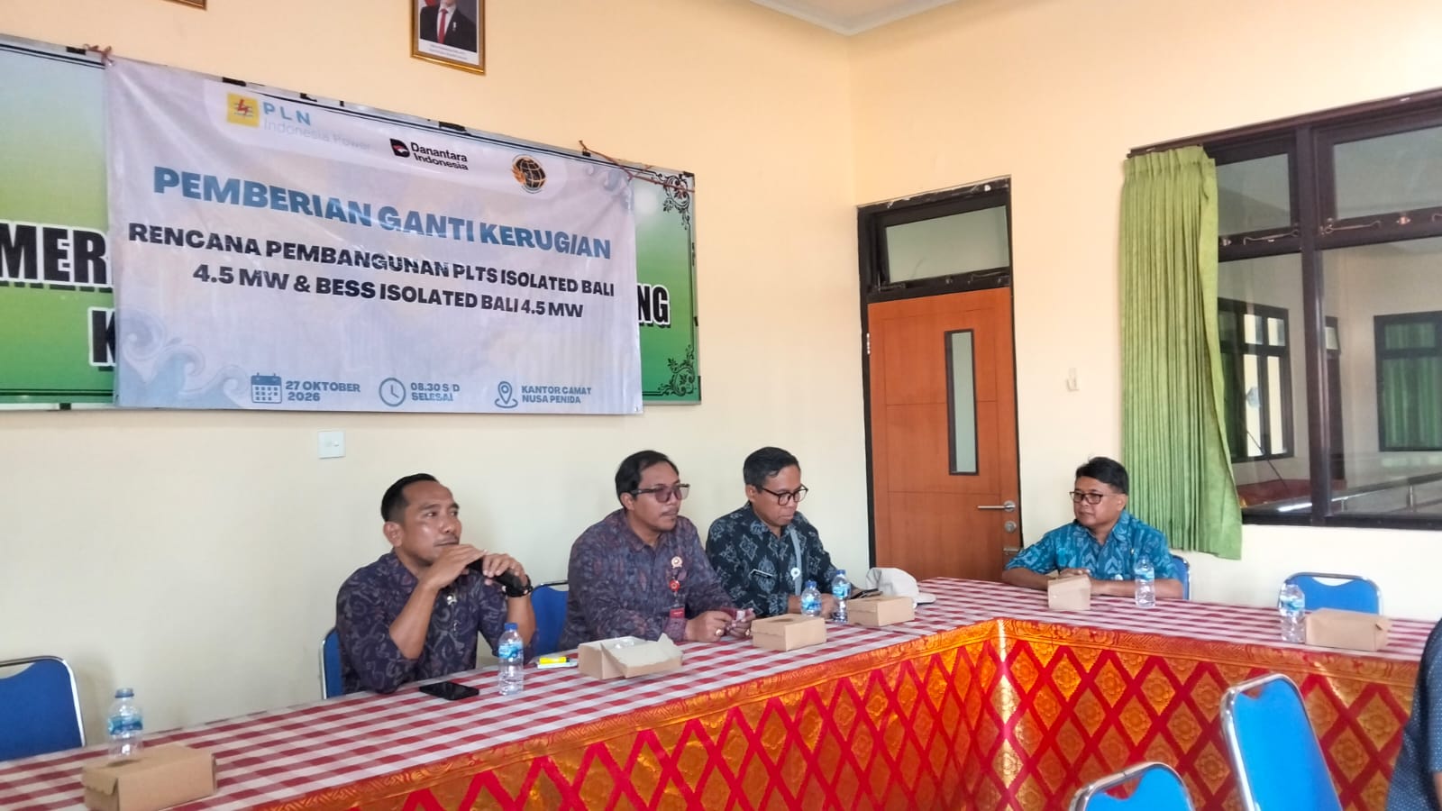 Kantah Klungkung Salurkan Ganti Kerugian Lahan untuk PLTS 4,5 MW dan BESS di Nusa Penida