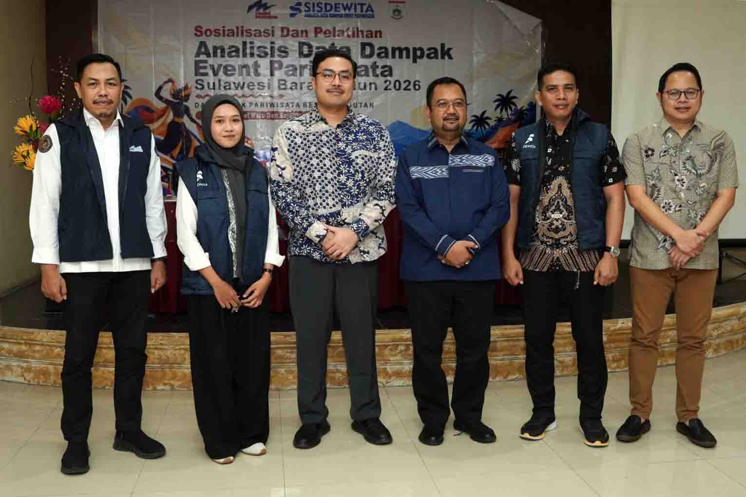 Dispoparekraf Sulbar Latih 32 Peserta Ukur Dampak Event Pariwisata Berbasis Data di Polman