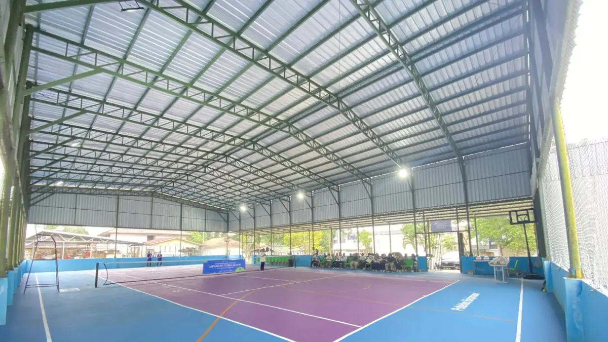 Poltekkes Kemenkes Banjarmasin Sewakan Lapangan Tenis Indoor, Aset BLU Kini Buka Akses untuk Warga Banjarbaru