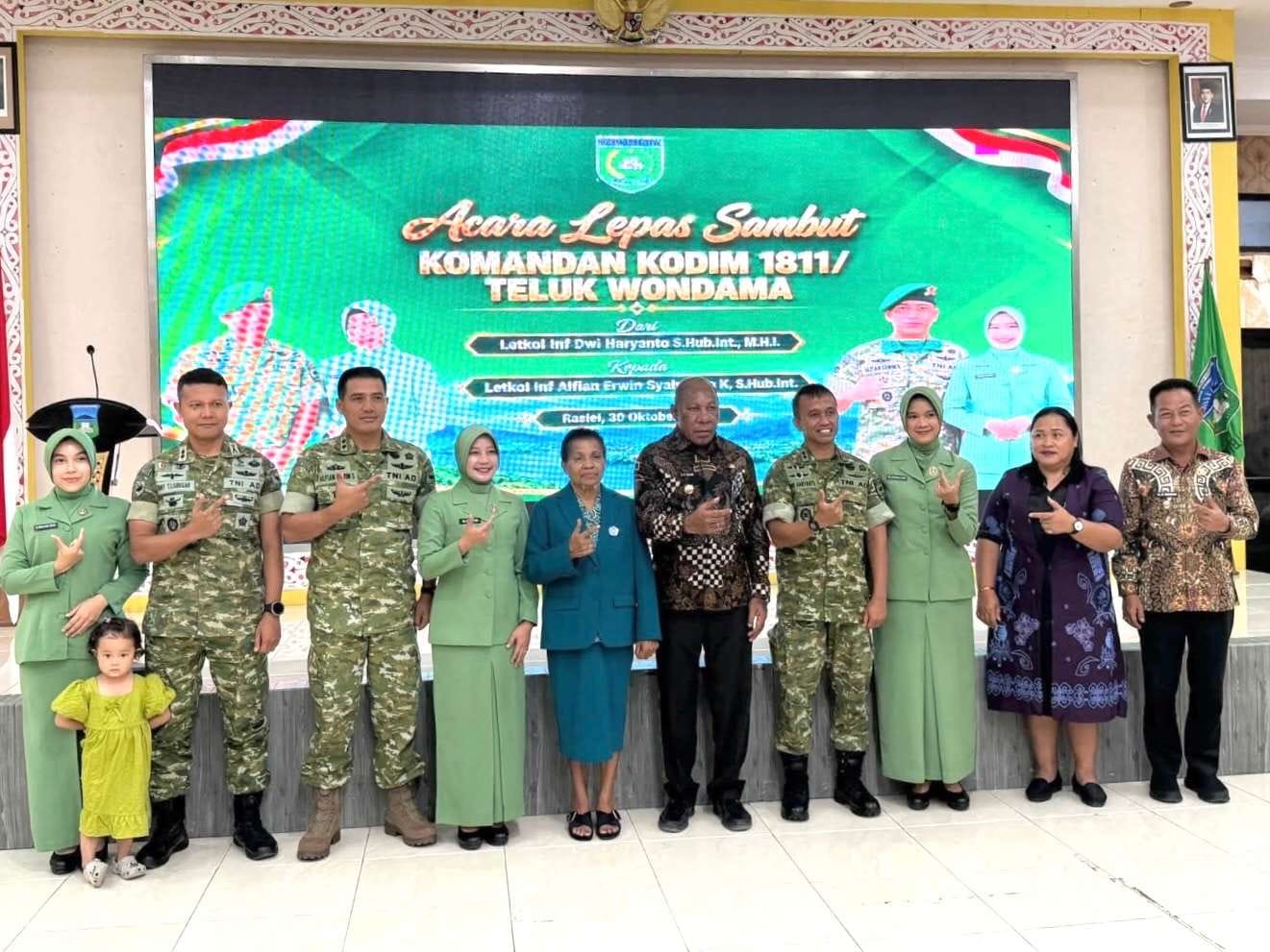 Dandim 1811/Teluk Wondama Berganti, Letkol Alfian Erwin Syahputra Minta Dukungan Pemda dan Forkopimda