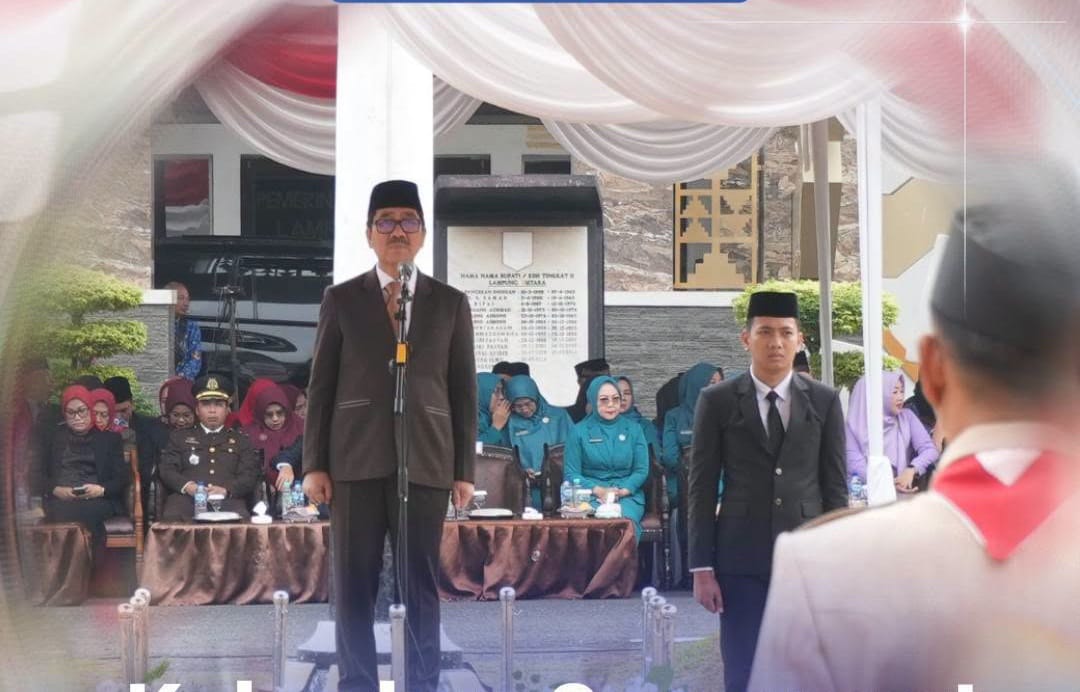 Pemkab Lampung Utara Peringati Sumpah Pemuda ke-98, Bupati Hamartoni Ajak Pemuda Kawal Pembangunan Daerah