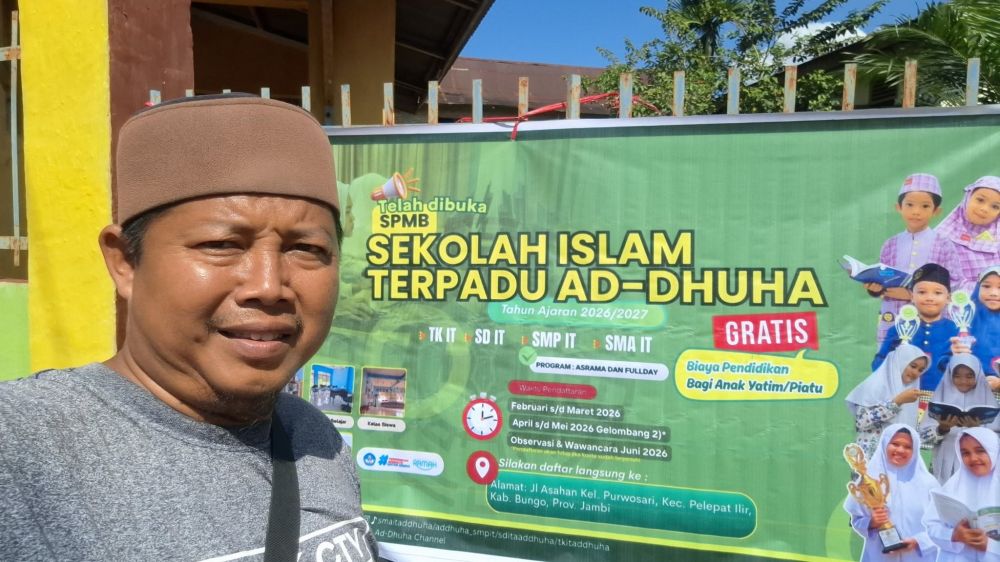 SMP IT Ad-Dhuha Bungo Buka Pendaftaran 100 Siswa Baru, Anak Yatim dan Piatu Bebas Biaya Pendidikan