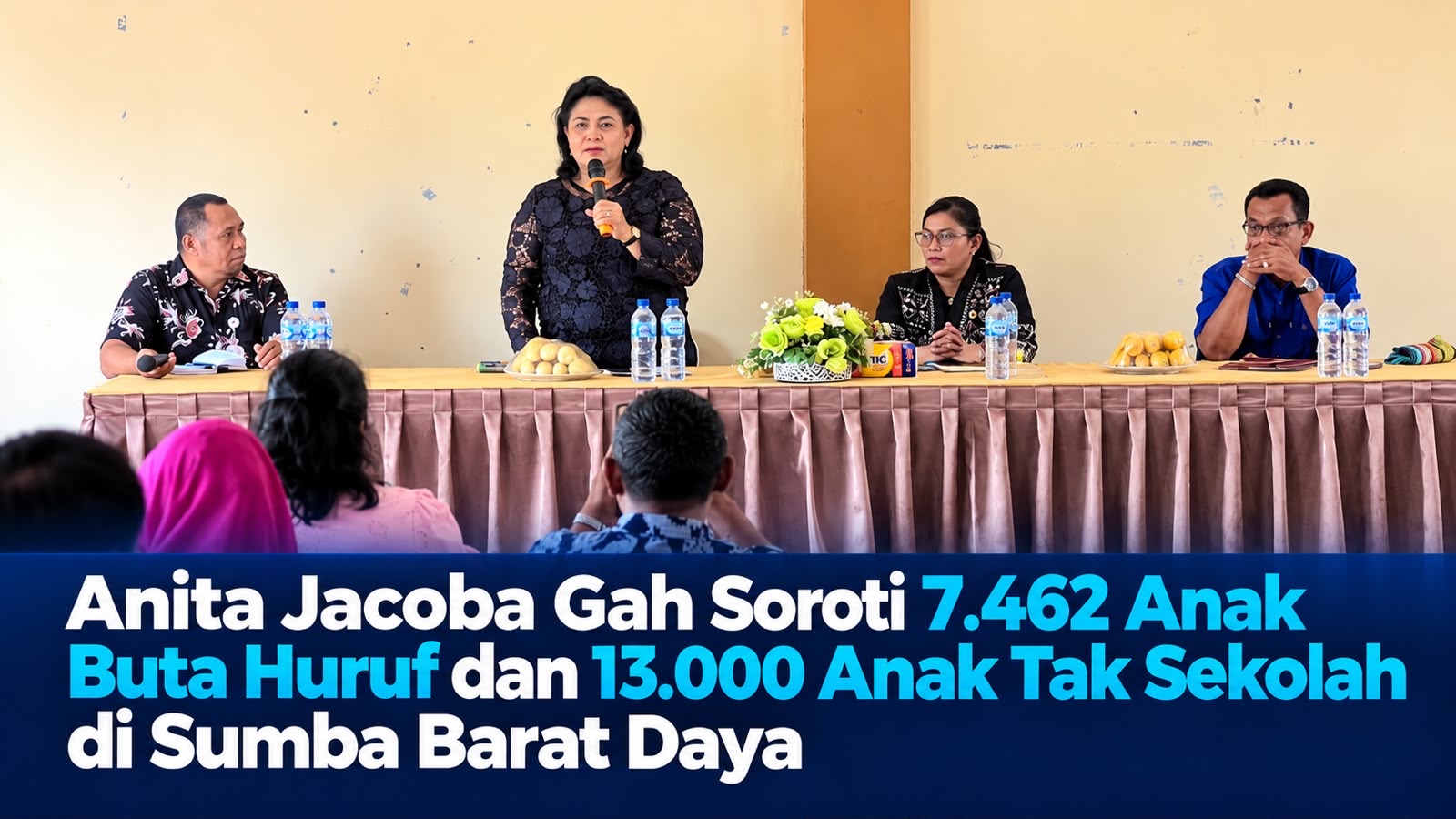 Anggota DPR Anita Jacoba Gah Soroti 7.462 Anak Buta Huruf dan 13.000 Anak Tak Sekolah di Sumba Barat Daya