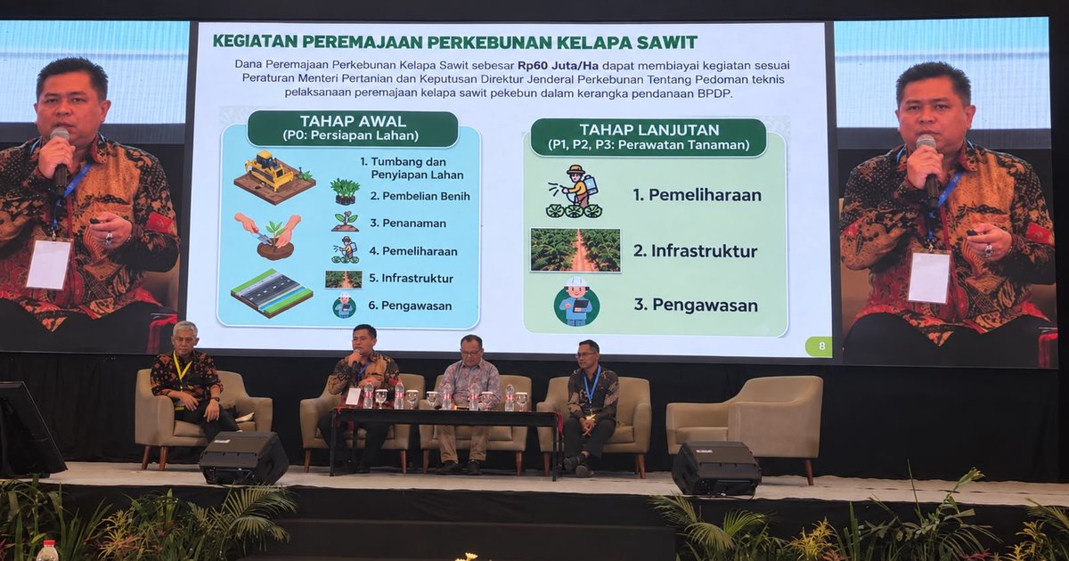 BPDP Salurkan Rp 12,48 T untuk Peremajaan 438.217 Hektar Sawit Rakyat