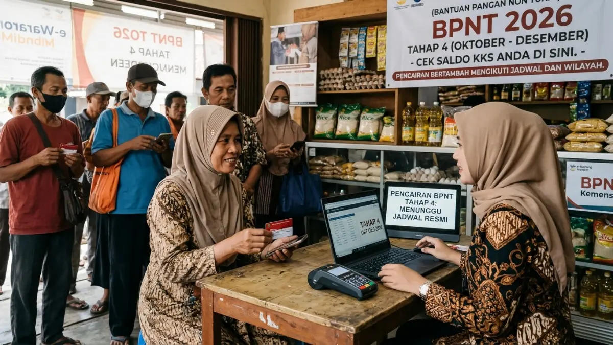 BPNT Tahap 4 2026 Cair Oktober-Desember, Cek Status via NIK KTP