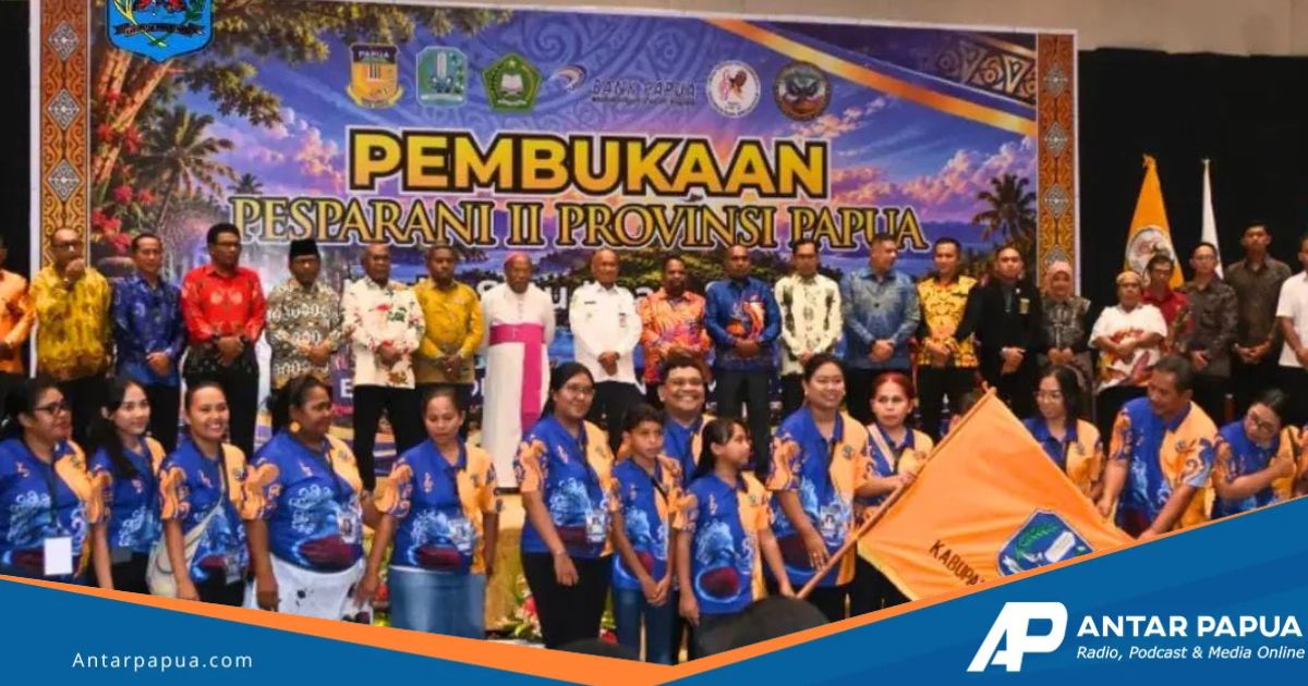 Bupati Biak Numfor Buka Pesparani Katolik II Papua 2026, Enam Kabupaten Kirim Kontingen