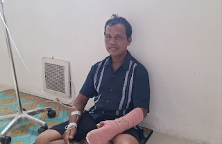 Petani Lima Puluh Kota Nyaris Kehilangan Tangan Kiri Saat Berkebun, Operasi Satu Jam Ditanggung JKN
