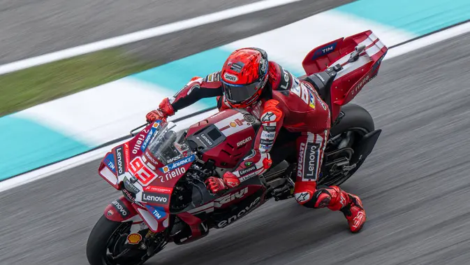 Marc Marquez Tercepat di Practice MotoGP Malaysia 2026 Meski Sempat Jatuh