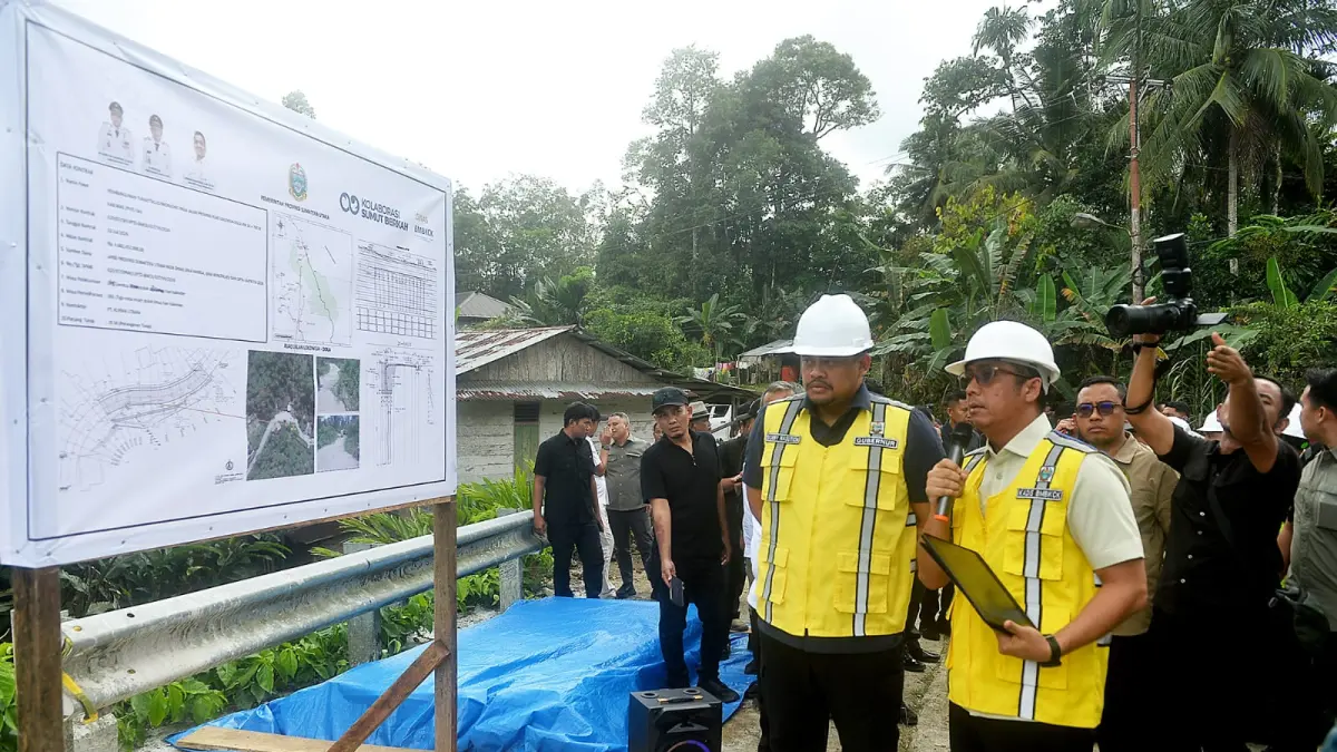 Pemprov Sumut Perkuat Tebing Jalan Lolowua-Dola, Antisipasi Longsor Ancam Konektivitas Warga Nias