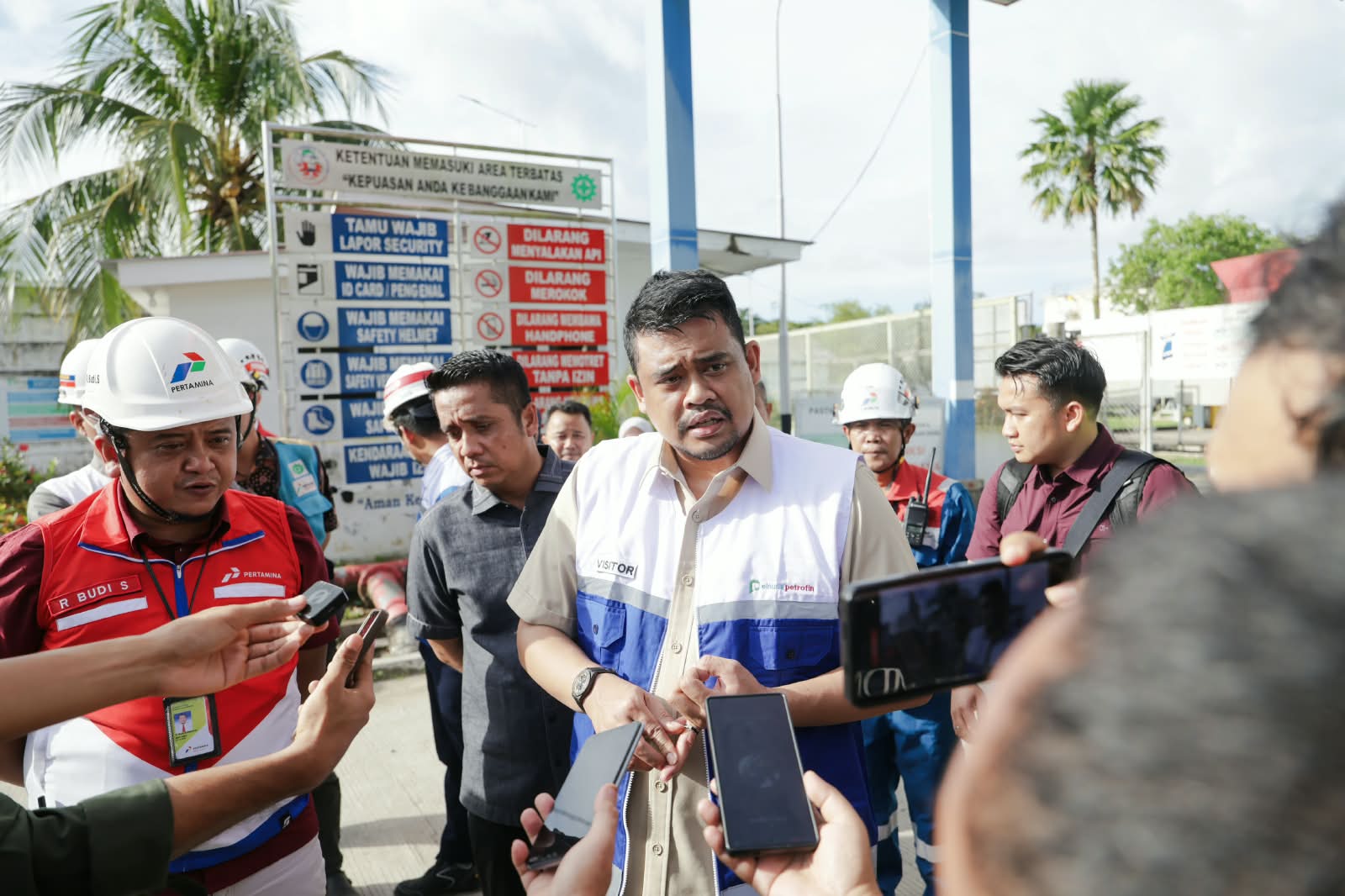 Gubernur Sumut Tinjau Fuel Terminal Gunungsitoli, Distribusi BBM ke 23 SPBU di Kepulauan Nias Diperkuat Jelang Nataru