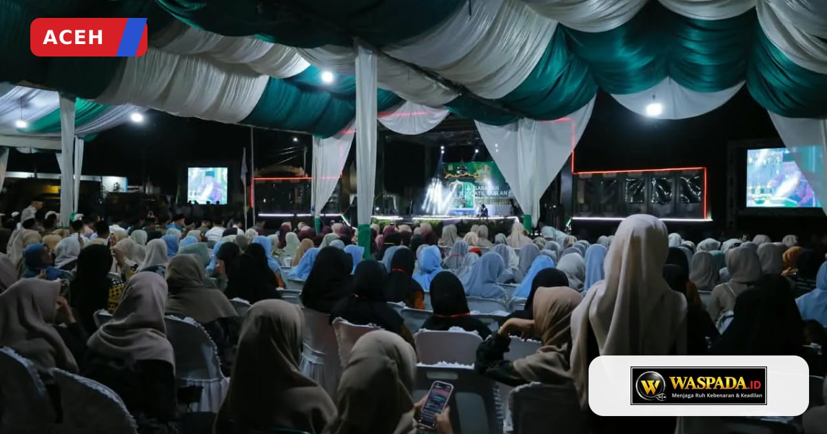 Kecamatan Peukan Bada Juara Umum MTQ ke-35 Aceh Besar dengan Nilai 205, Ribuan Warga Padati Arena Penutupan