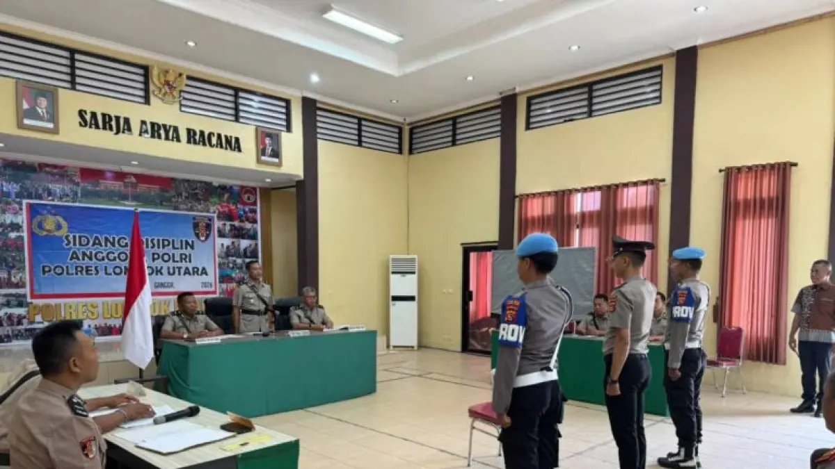 Briptu MSTP Bolos 10 Hari Kerja di Polres Lombok Utara, Divonis Penundaan Pendidikan Setahun