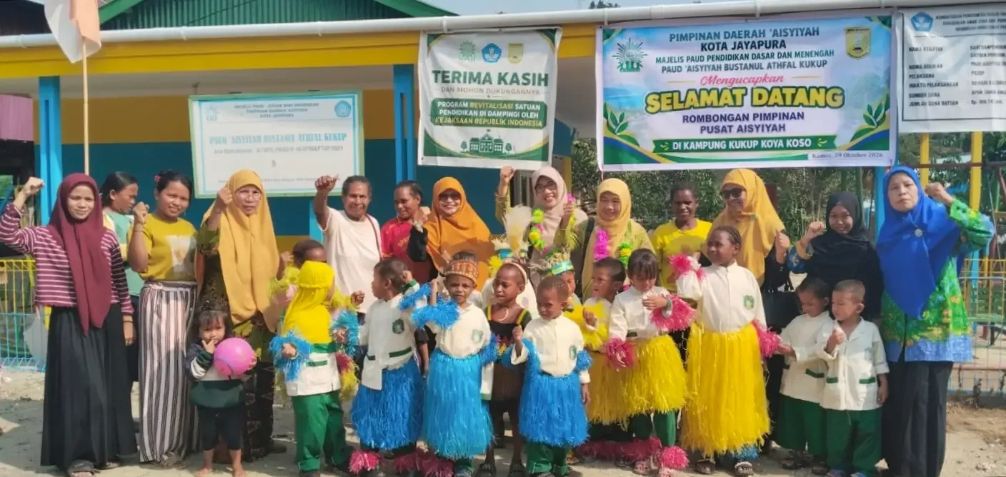 PAUD 'Aisyiyah Kukup di Jayapura Jemput Anak Putus Semangat Belajar, Pendekatan Inklusi Jadi Sorotan