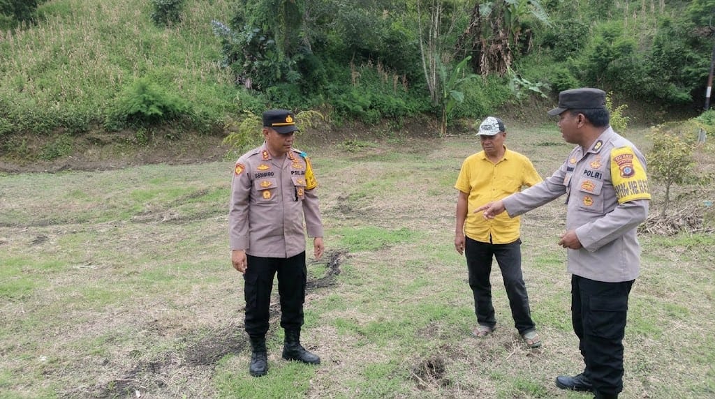 Polres Pakpak Bharat Tinjau Lahan Jagung di Desa Salak I, Ajak Petani Lepas dari Ketergantungan Tengkulak