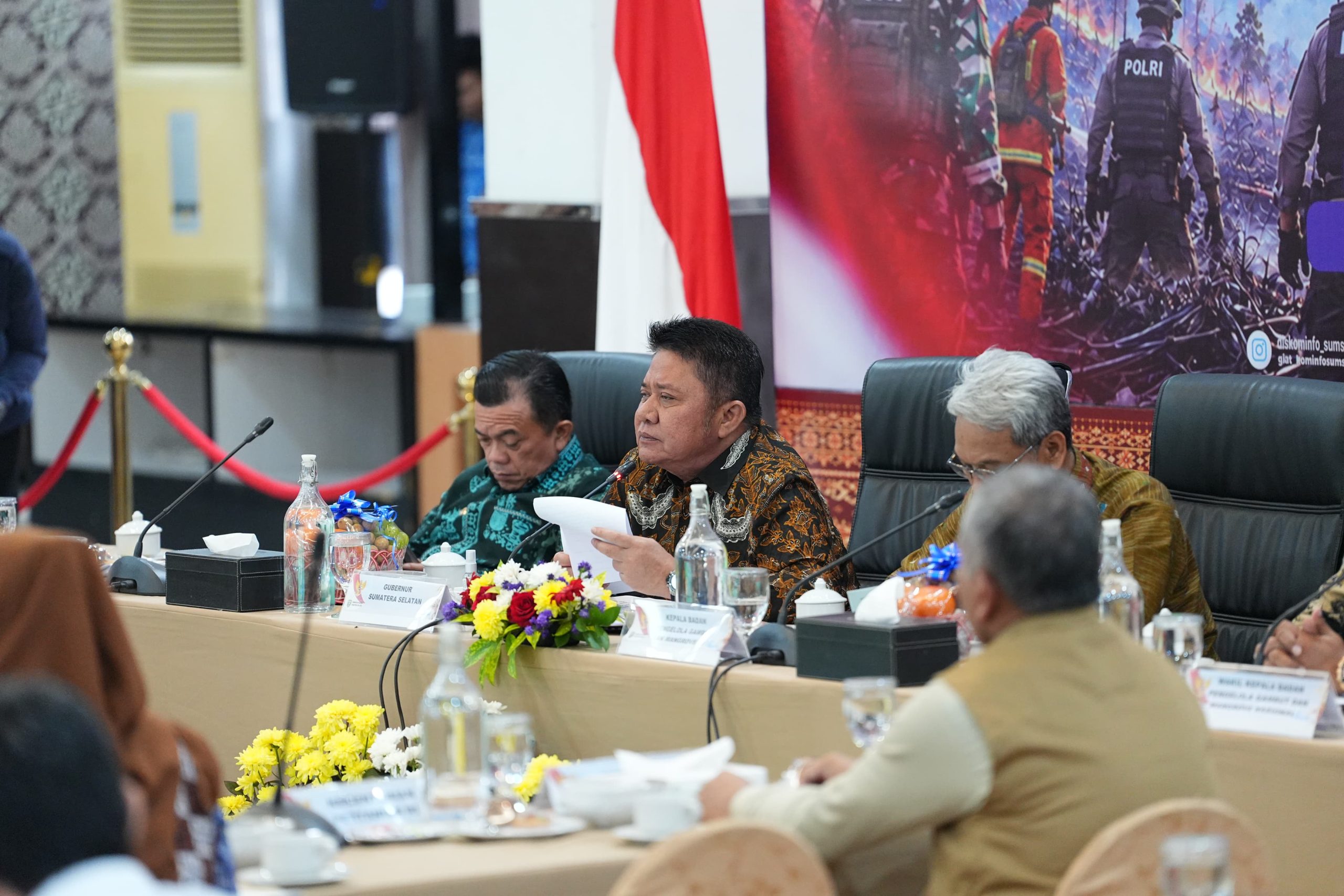 Gubernur Sumsel Herman Deru Inisiasi Rakornas BPGMN di Palembang, Bahas Penguatan Pencegahan Karhutla Gambut