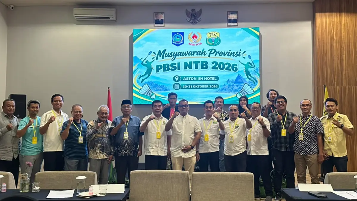 Alfian Eikman Kembali Pimpin PBSI NTB 2026-2030, Fokus Benahi Kalender Turnamen dan Persiapan PON 2028