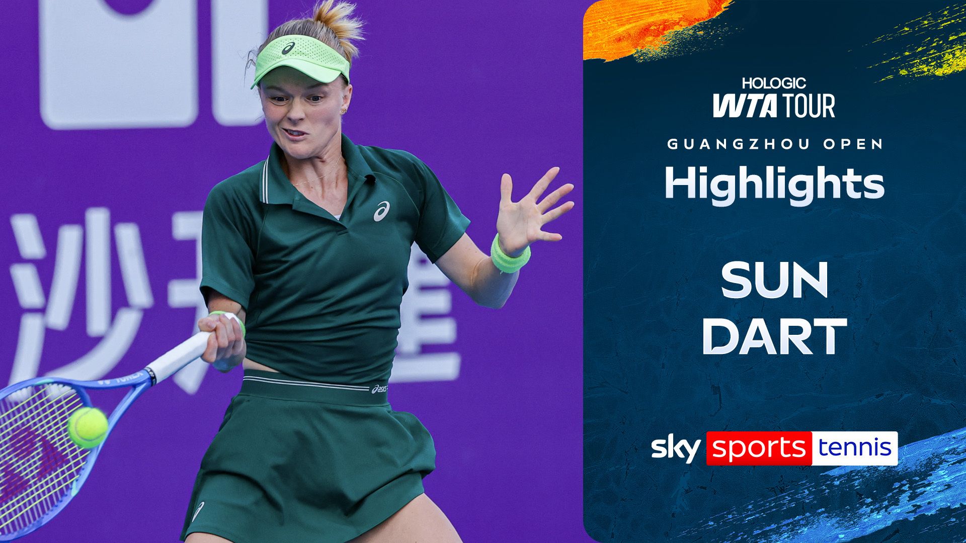 Harriet Dart Selamat dari Match Point, ke Final WTA Pertama di Guangzhou Open