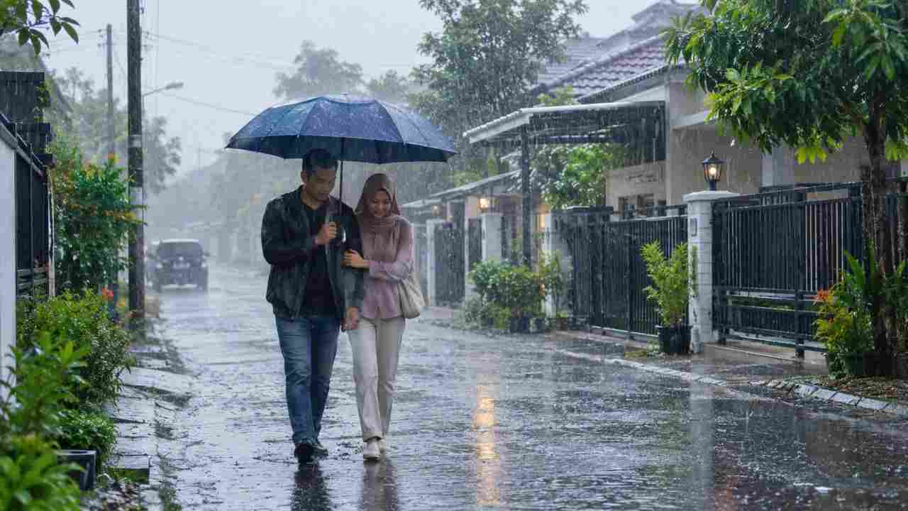 BMKG Prakirakan Hujan Ringan Guyur Mayoritas Wilayah Sumsel, Palembang Berpotensi Udara Kabur