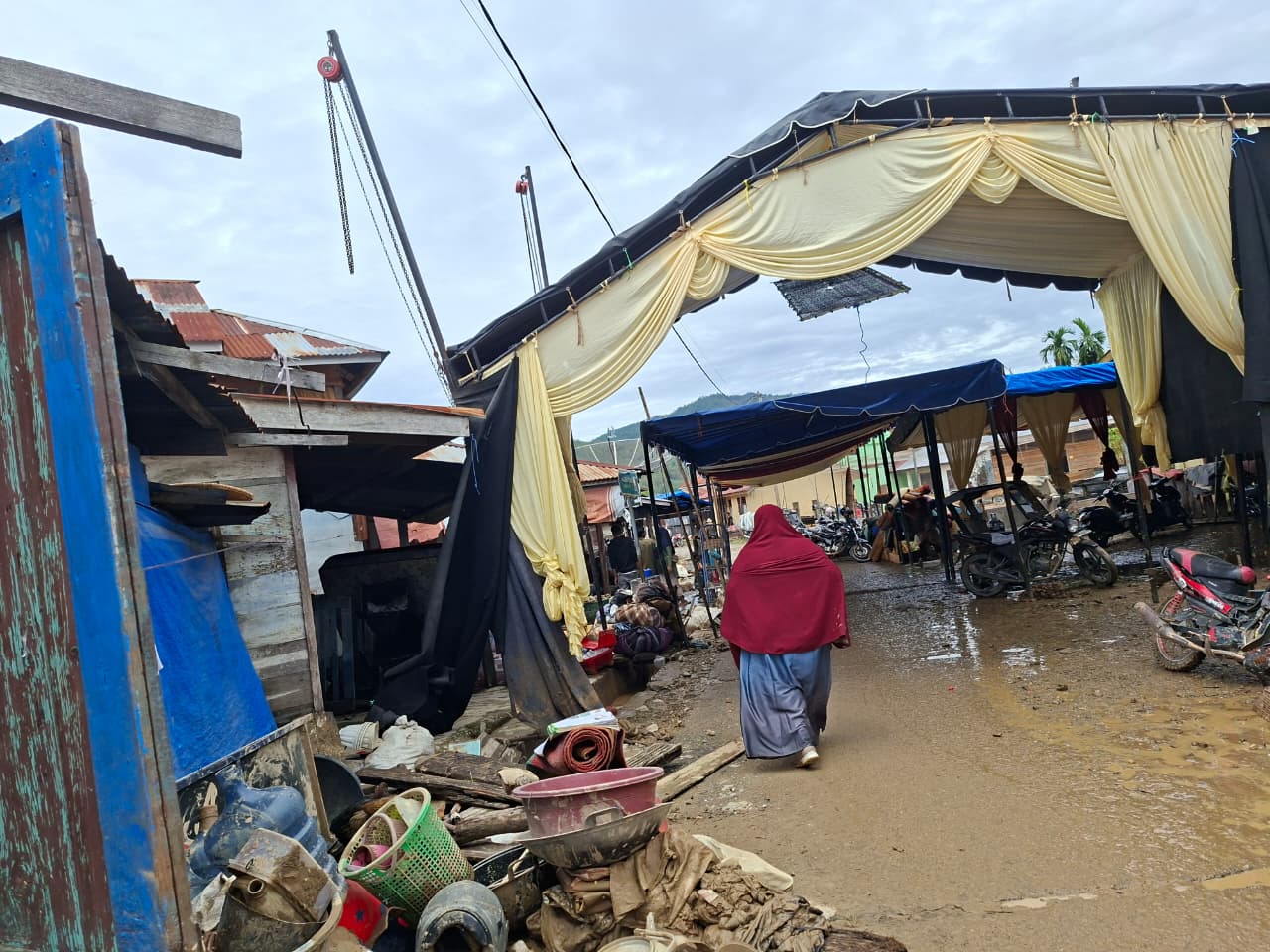 Banjir Rendam Pelaminan di Desa Badak Gayo Lues Sehari Jelang Pernikahan, Keluarga Mengungsi Semalaman