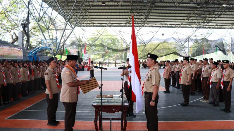 308 Pengurus Pramuka dari 7 Kecamatan di Muba Resmi Dilantik, Masa Bakti 2026–2029