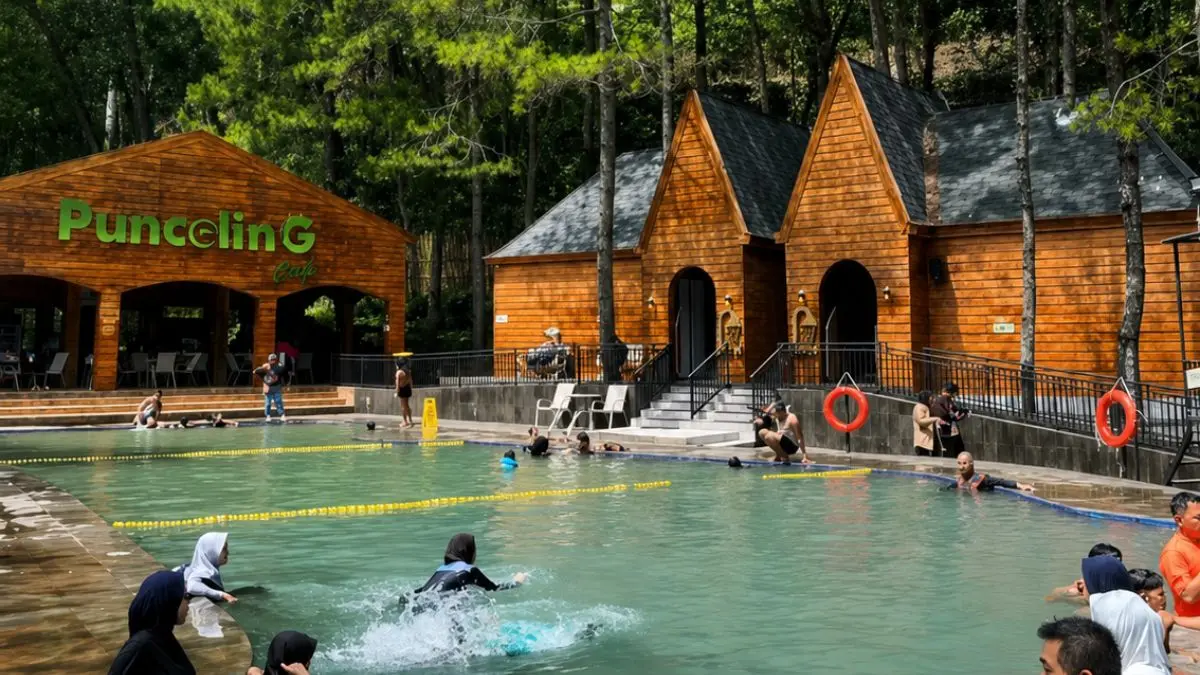 Punceling Park Ciwidey, Wisata Air Panas Baru di Tengah Hutan Pinus Bandung Selatan yang Mulai Dilirik Wisatawan