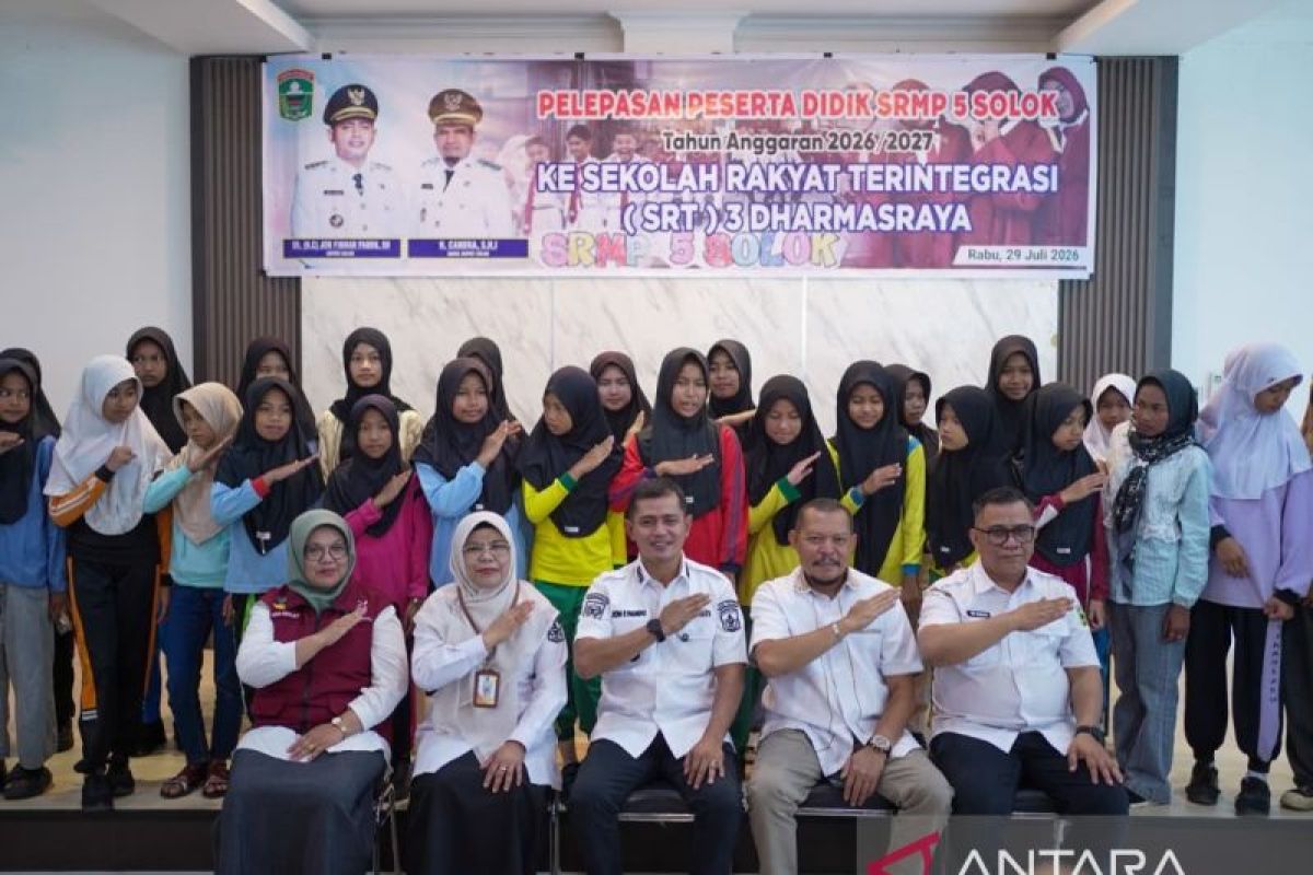 61 Siswa Kabupaten Solok Mulai Jalani Pendidikan di Sekolah Rakyat Dharmasraya, 121 Calon Siswa Lainnya Gagal Seleksi