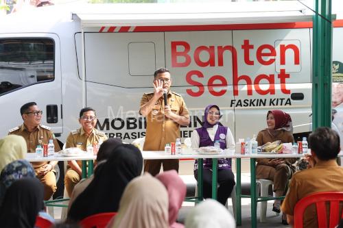 350 Warga Pondok Lakah Permai Tangerang Antusias Ikut Cek Kesehatan Gratis Pemprov Banten, Gubernur Andra Soni Pantau Langsung