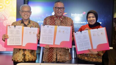Indosat, Wadhwani Foundation, dan Kemnaker Teken MoU Cetak 1 Juta Talenta Digital Indonesia Lewat Pelatihan AI di 24 BLK