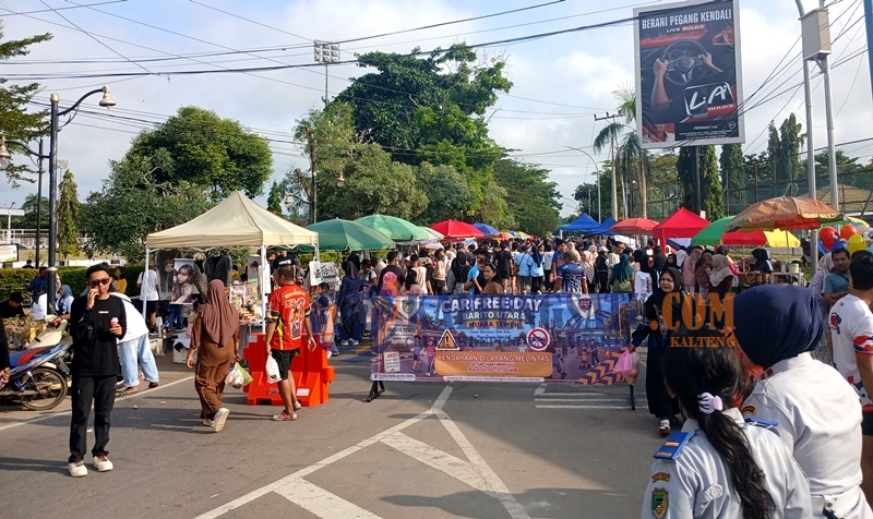 Disdagrin Barito Utara Ajak Warga Ramaikan Car Free Day di Bundaran Buah, Dukung UMKM dengan Transaksi Digital