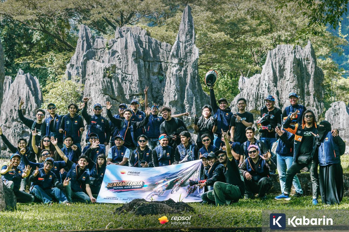 Repsol Ajak 50 Riders Jelajahi Makassar hingga Maros, dari Taman Nasional Bantimurung ke Situs Prasejarah Leang-Leang