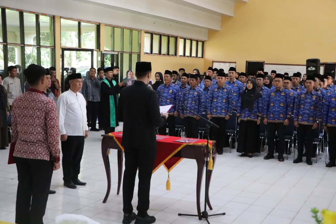 Wali Kota Sawahlunto Riyanda Putra Lantik 92 Pejabat Baru, Rotasi Massal Diteken demi Tingkatkan Mutu Pelayanan