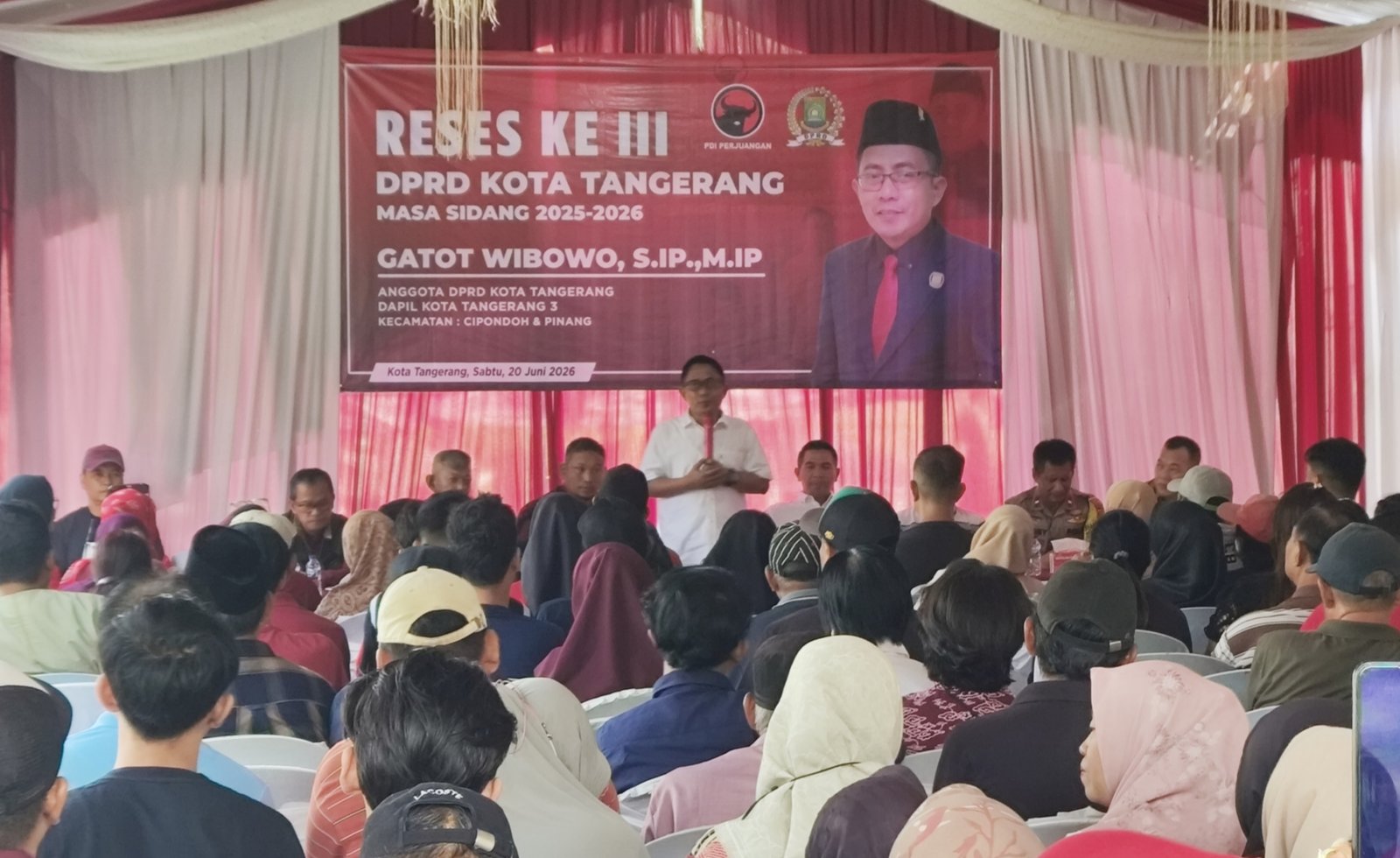 Reses DPRD Kota Tangerang di Cipondoh, Warga Keluhkan Banjir dan Kemacetan hingga Pembangunan Flyover