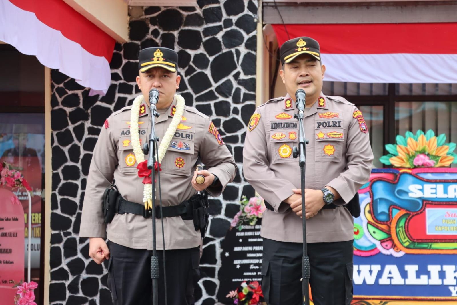 Serah Terima Jabatan Kapolres Pariaman, AKBP Agung Pranajaya Gantikan Andreanaldo Ademi