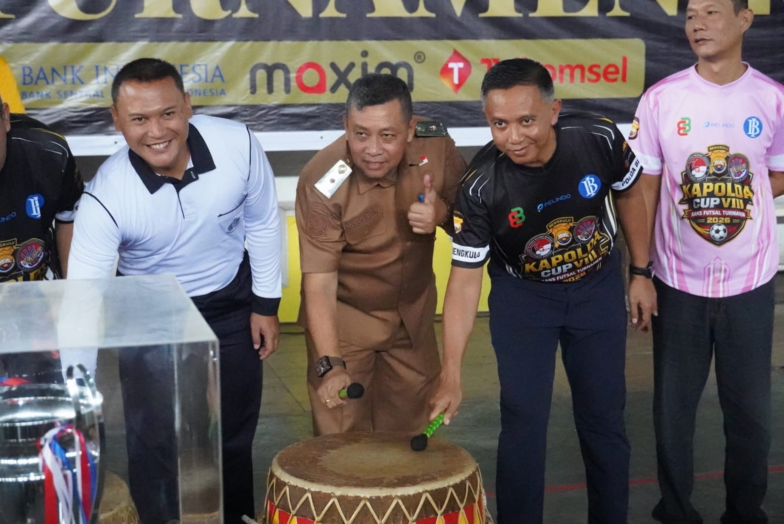 Polda Bengkulu Buka Turnamen Futsal Kapolda Cup VIII 2026, Dispora Sebut Wadah Jaring Atlet Muda